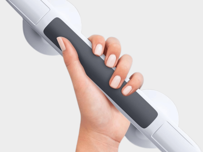 Durable Plastic Bathroom Safety Handrail Elderly-Friendly Grab Barspicture1